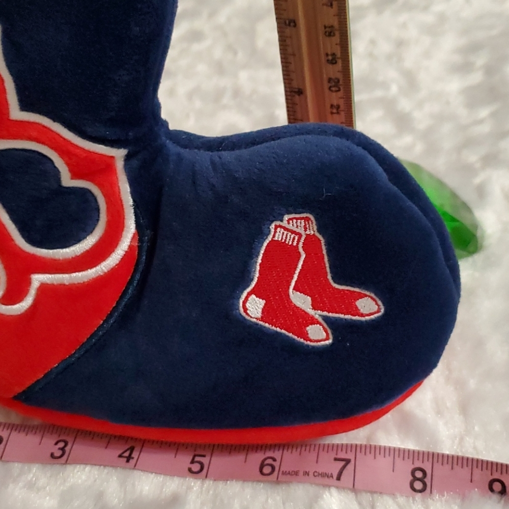 Boston Red Sox MLB TEAM Holiday Christmas Hang Stocking weighted Authentic NWOT - Picture 2 of 8